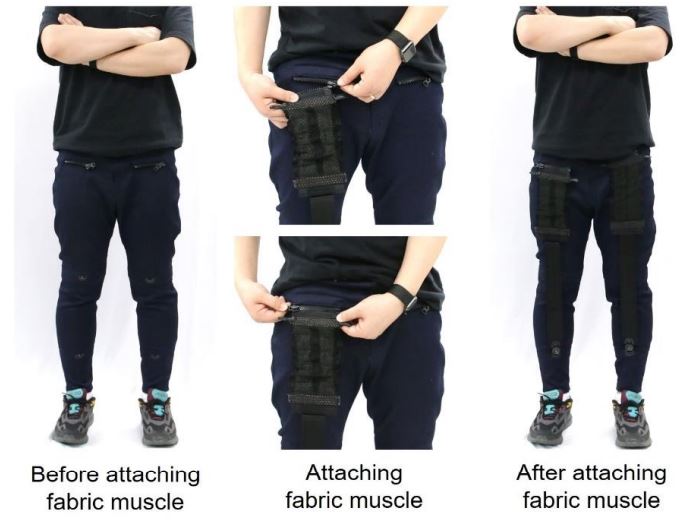 - Attachment 3: Suit-type wearable robot powered by fabric muscle (photos) 