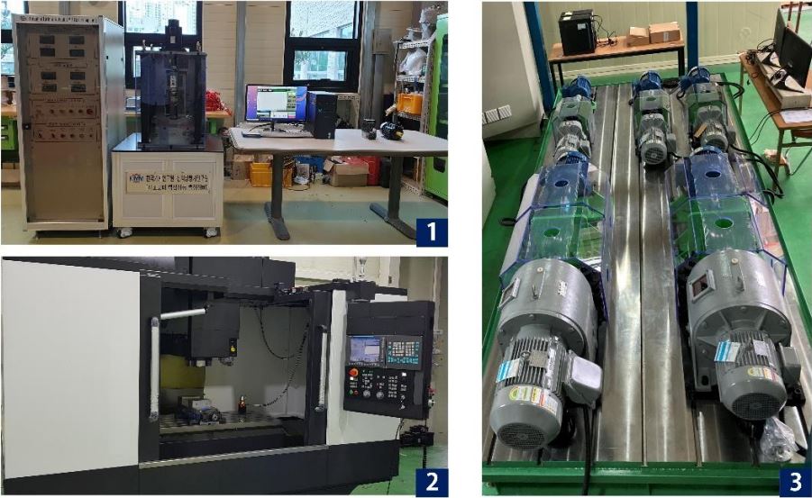  The Test Bed for Reliability Assessment of Strategic Items in Manufacturing Parts and Equipment (Photos)
