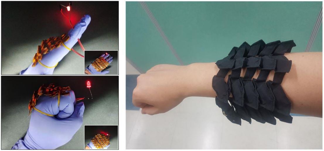 The stretchable snake scale-like battery (photo)