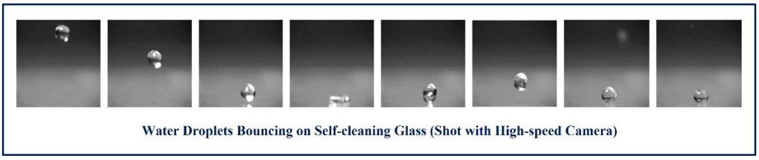 Self-cleaning Test of Nanoglass Made from Biodegradable Chitosan Nano-particles Based Fabrication (Photos)