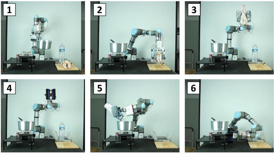  Demonstration of all-round gripper (photo) 